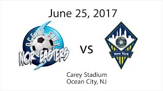 2017 PDL season Ocean City Noreasters vs FA Euro  Full match video June 25 2017 [upl. by Roosnam]