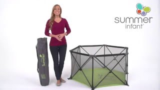 Summer Infant Pop ‘n Play Portable Playard Product Video [upl. by Santini788]