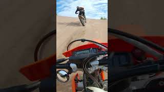 Getting passed mid climb 😥 enduro motocross dirtbike [upl. by Anauqal]