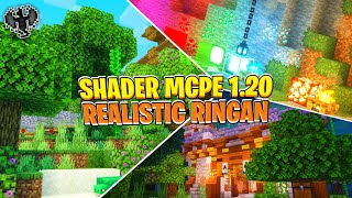 MANTAPZ  TOP BEST SHADERS MCPE 120 REALISTIC TERBAIK RINGAN NO LAG rtx shaders mcpe [upl. by Nabal]