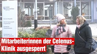 Mitarbeiterinnnen der CelenusKlinik ausgesperrt [upl. by Rehotsirhc19]