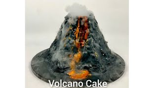 Volcano Cake Stunning Creative Cake [upl. by Karlotta]