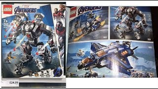 LEGO first Marvel Avengers Endgame set quotWar Machine Busterquot 76124 [upl. by Mcnamee]