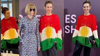 Sernivîsera meşhûrtirîn kovara Moda li Ewropa VogueGermany Kerstin Weng ala Kurdistanê li xwe kir [upl. by Malti]