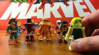 marvel minimates colection update [upl. by Ecnav]