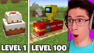 Testing Minecraft Build Hacks From Level 1 to Level 100 [upl. by Charlie162]