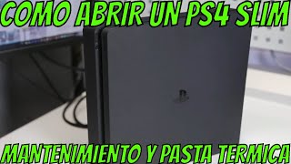 PASOS PARA PODER DESMONTAR PS4 SLIM RAPIDO Y FACIL MANTENIMIENTO Y CAMBIO DE PASTA TERMICA  XPLAY [upl. by Ynavoj314]