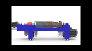 Animation  Alfa Laval decanter centrifuge for energy separation applications [upl. by Llabmik]