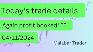 Option buying profit booked trade video [upl. by Chemar]