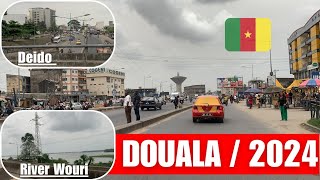 INSIDE DOUALA CITY IN 2024 VLOG FROM DEIDO TO GARE ROUTIERE CAMEROON douala cameroun [upl. by Greg]