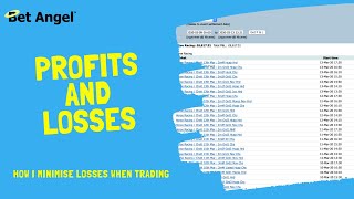 Betfair trading  How I successfully minimise my losses  Peter Webb  Bet Angel [upl. by Pavla99]