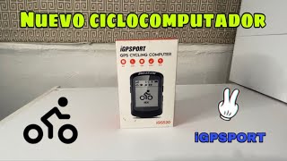 Ciclocomputador iGS520  Unboxing y Review en español Configuración inicial iGPSport [upl. by Ecirtal242]