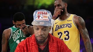 Lebron really isnt making playoffs… wow LAKERS vs CELTICS HIGHLIGHTS REACTION [upl. by Yukio]