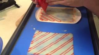 CandyStripe Cookie Sticks Martha Stewarts  Part1 [upl. by Eimat]