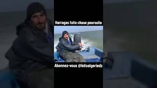 Herragas fuite flouka police maritime marine pursuit poursuite harragas bateau chase [upl. by Mcnally562]