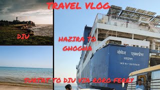 Ghogha to Hazira Surat Ropax RoRO Ferry Voyage Express [upl. by Holsworth]