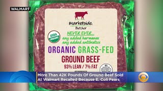 More Than 42K Pounds Of Ground Beef Sold At Walmart amp Other Stores Recalled Because E Coli Fears [upl. by Nylemaj]