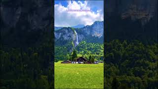 Lauterbrunnen Town Switzerland travel traveling nature relaxing relaxingmusic [upl. by Rett]