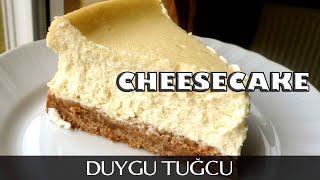 New York Cheesecake Tarifi 🧀  YİYENLER KENDİLERİNDEN GEÇİÇEK Sade Cheesecake 🧀  Chef Duygu Tuğcu [upl. by Beeck872]