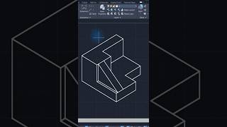 Improve Your Skills AutoCAD Isometric Drawing Exercises  CAD 🖥️⚙️ short trending autocad [upl. by Acinelav430]