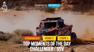 ChallengerSSV Top moments  Stage 1  Dakar2024 [upl. by Frodi998]