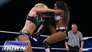 Charlotte vs Naomi SmackDown Aug 6 2015 [upl. by Mailand]