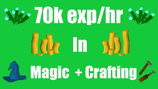 OSRS Profit While Training Crafting  Magic 70k exphr Oldschool Runescape Money Making Method [upl. by Warde]