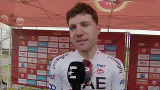 Marc Hirschi  Interview at the finish  Amstel Gold Race 2024 [upl. by Debby]