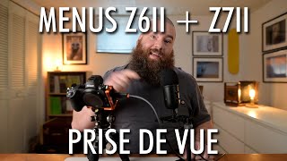 Nikon Z6ii et Z7ii  Menus VISUALISATION et PRISE DE VUE pour la photographie ANIMALIÈRE [upl. by Narat]