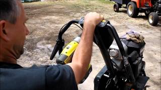 Repairing My Sears Craftsman Rototiller Handle Bars [upl. by Derej]