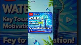 Water The Missing Key to Your Focus amp Motivation shorts facts [upl. by Nnayecats]