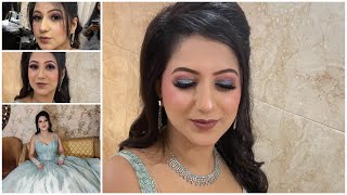 My Engagement Makeup  Best Affordable Makeup Artist  Hair Artist  Team in Delhi [upl. by Brewer]