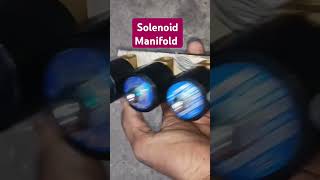 Solenoid Manifold solenoid solenoidvalve s1phacker electronic mechanical viralshort [upl. by Alimhaj180]