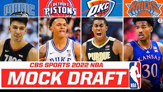 2022 NBA Mock Draft FULL breakdown of FirstRound Picks  CBS Sports HQ [upl. by Anissej145]