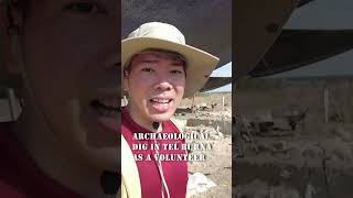 Archaeological Dig in Tel Burna travel vlog israel [upl. by Akienaj233]