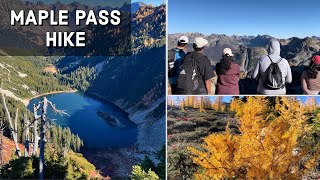 MAPLE PASS LOOP🍁  Fall Hike  North Cascades National Park  Larch  Seattle  Washington  Trail [upl. by Otnicaj]