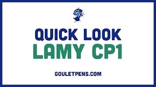 LAMY CP1 Quick Look [upl. by Schlessel472]