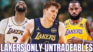 Lakers Only quotUntradeablesquot Are Dalton Knecht Lebron James amp Anthony Davis [upl. by Ecinwahs960]