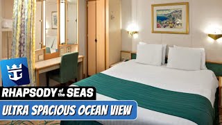 Rhapsody of the Seas  Ultra Spacious Ocean View Stateroom  Full Walkthrough Tour amp Review  2024 [upl. by Dulla173]