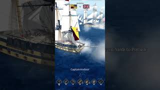 Andouran Victory Against EIC Ship  Roblox Windward [upl. by Carrick]