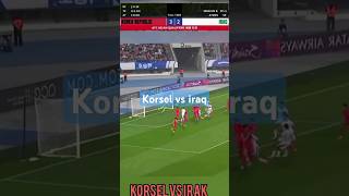 Uwoww Goal goal korsel vs iran 3  2 shorts football korsel iraq [upl. by Eerdna]