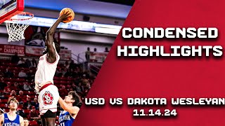 MBB vs Dakota Wesleyan Highlights [upl. by Petulah593]