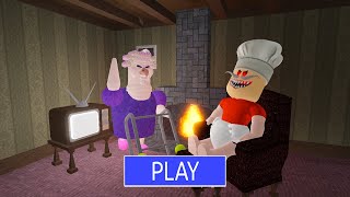 GRUMPY GRAN CAUGHT BABY PAPA PIZZA SLEEPING SCARY OBBY Full Gameplay roblox [upl. by Dygall]