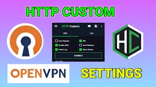 How to setup Http Custom VPN Openvpn Server settings for Secure browsing [upl. by Enitram]