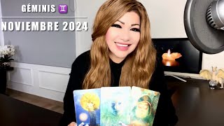 GÉMINIS ♊️ MES DE NOVIEMBRE 2024 VAS A LOGRAR TODO LO QUE TE PROPONGAS 🌟SUERTE Y FORTUNA [upl. by Cas452]