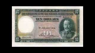 SINGAPORE CURRENCY NOTES  Colonial Era [upl. by Seeto]