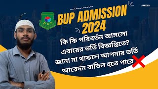 BUP Admission Circular 202324  FASS  FSSS  Admission Process of BUP for Honors [upl. by Salhcin]