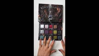 unboxing Underland palette  swatches [upl. by Labina]