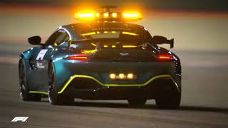 F1 2021 Aston Martin and MercedesAMG Safety Car Hit the Track [upl. by Atibat299]