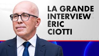 La Grande Interview avec Éric Ciotti Président de lUDR CNews du 05122024 [upl. by Nire]